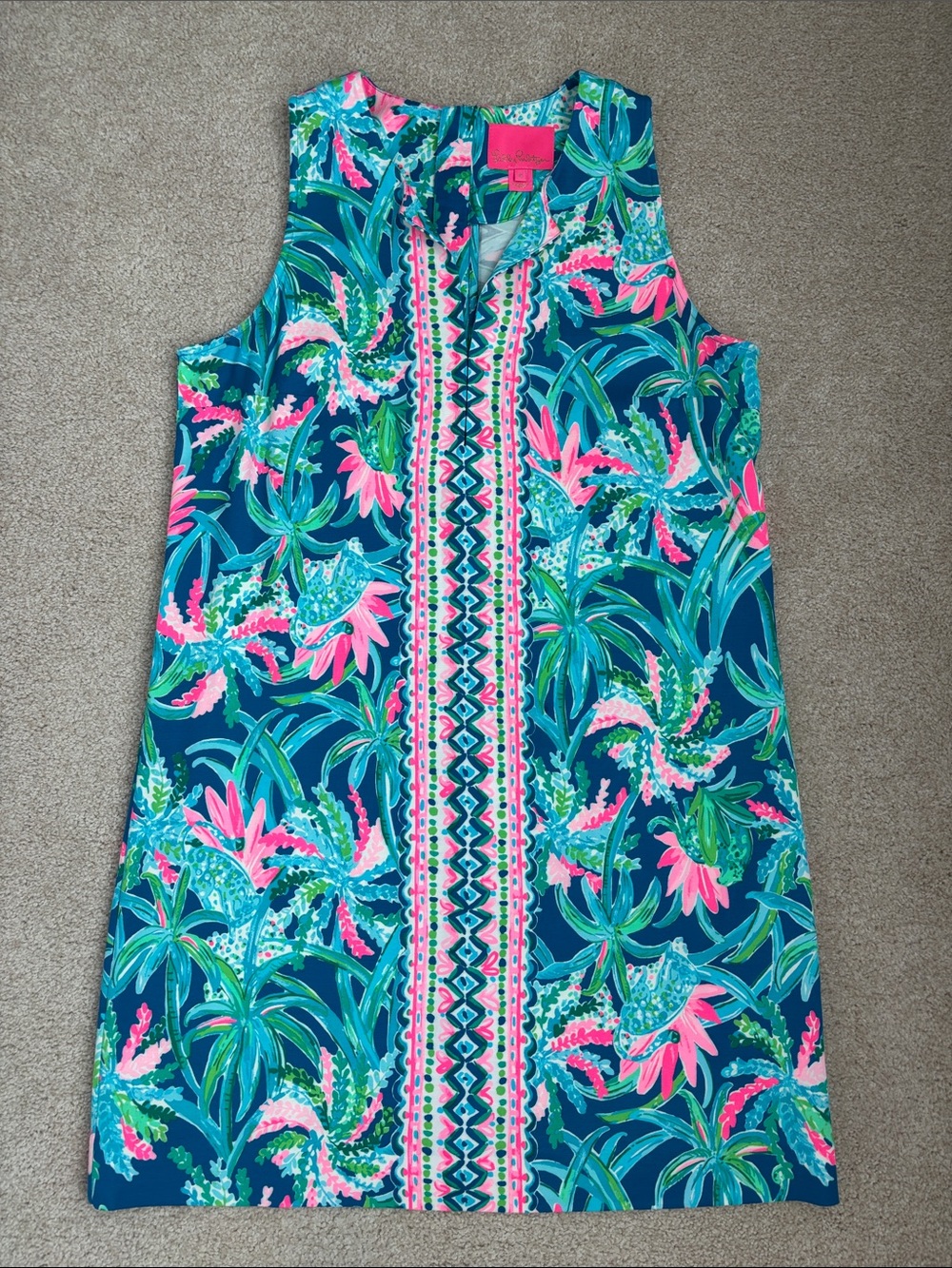 Lilly Pulitzer Kelby Sweet Escape Shift Dress
Macaw Blue, size 8